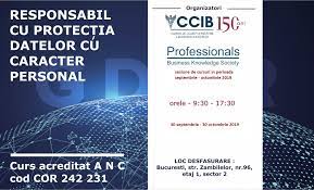 Responsabil Cu Protectia Datelor Cu Caracter Personal Curs Acreditat Anc Cod Cor 242 231 Camera De ComerÅ£ Si Industrie A Municipiului Bucuresti