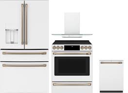 Maybe you would like to learn more about one of these? Cafe Cafreradwrh952 4 Piece Kitchen Appliances Package With French Door Refrigerator Electric Range And Dishwasher In Matte White