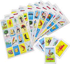 Las actividades más tradicionales para los niños mexicanos. Amazon Com Loteria Juego De Bingo Original En Espanol Loteria Mexicana Para 10 Jugadores 10 Tablas Y Tabla Completa De Cartas Kitchen Dining