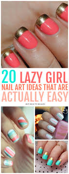 You can easily replicate most of those looks on your own for less than half the cost. 20 Simple Nail Designs For Beginners Hot Beauty Health