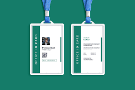 Create an identification card for your company with editable templates Company Id Card By Pixelpick On Creativemarket Id Card Template Office Cards Company Id