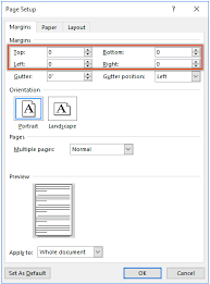 We did not find results for: How To Print A Word Document Without Margins