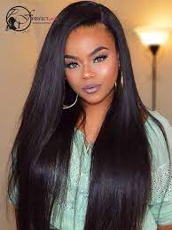 4.2 out of 5 stars. Pre Plucked Hairline Silk Straight Human Hair Wigs For Black Women Indian Remy Hair Lace Front Wigs