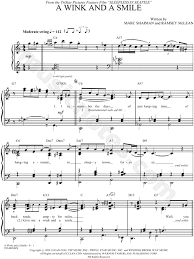 Harry Connick Jr A Wink And A Smile Sheet Music In C Major Transposable Download Print Sku Mn0018917