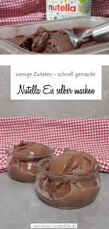 Dazu am besten erst ei und nutella glatt rühren und dann die sahne zugeben. Das Beste Nutella Eis Selber Machen Mit Und Ohne Eismaschine Eis Selber Machen Rezept Eis Selber Machen Vanilleeis Selber Machen