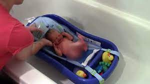Plain water is best for your baby's skin in the first month. Baby Elijah First Bath At Home Video Dailymotion