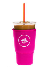 Iced Coffee Sleeve For Dunkin Starbucks Cups Java Sok Large Black Iced Drinks Iced Coffee Cup Coffee Sleeve