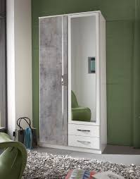 Order online now for buy now pay later option. Maria Double White And Grey Wardrobe German Wardrobes Furniturefactor Uk