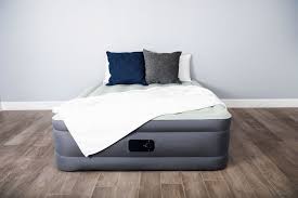 Sleeplux Queen Size Airbed W Built In Electric Pump Camping Gear Sleeping Beds Bestway Air Bed Sleeping In Bed Queen Size