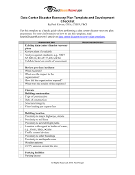 In the assessment templates list, create a new record, and complete the necessary fields. Data Center Disaster Recovery Plan Templates