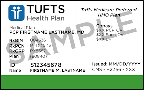 If you don't have a card you can always call your company and ask for a replacement: Plan Documents Tufts Health Plan Medicare Preferred