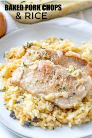 What is the best way to cook pork chops in the oven? Baked Pork Chops Rice Tornadough Alli
