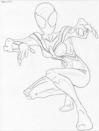 Free, printable coloring pages for adults that are not only fun but extremely relaxing. Spider Girl By Wanted75 On Deviantart Spider Girl Girl Outlines Spiderman Hand