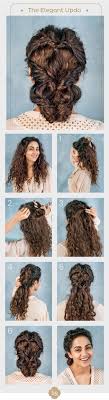 Now make a loose bun, leaving a few bangs on both sides. Easy Hairstyles For Long Hair Curly Hair Hairsutras