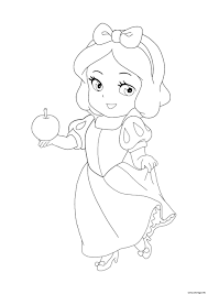 If you do not find the exact resolution you are looking for, then go for. Coloriage Kawaii Disney Princesse Snow White Dessin Princesse A Imprimer