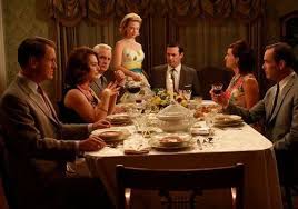 There's an elaborate dinner party at casa draper. How To Throw A Mad Men Style 60s Party Mad Men Party Dinner Party Themes Mad Men Fashion