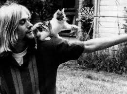 Kurt Cobain And A Kitten Story Ikaveri Hiway Kurt Cobain Cat People Feel Good Pictures