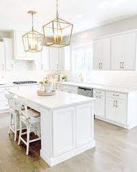 And when it comes to remodeling a white kitchen, white is never a boring affair. Ltkhome On Instagram Bright White Kitchen Inspo Care Of Kathrynpackard Shop This Pic Instantly From You White Houses Shabby Chic Kitchen White Home Decor