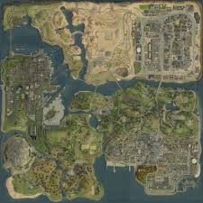 Gta San Andreas Mapa 3d G Mes San Reas Grand Theft Auto E Gta