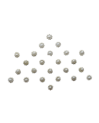 Comet Busters Diamond Collection White Stone Bindi Single bindi can be used many times (easy to stick, you can place bindi back on packing strip to use it again). inr