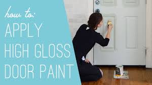 Aesthetically there are often requirements for replicating the appearance of creosote, in which case matt black will be the best option for you. Painting A Paneled Door With High Gloss Paint Youtube
