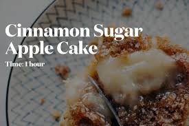 Cinnamon Sugar Apple Cake Recipe - Pinch of Yum
