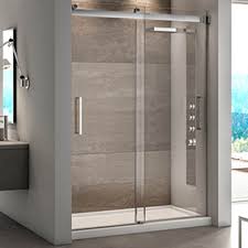 The frosted dolphin or wave. Fleurco Shower Doors Creative Mirror Shower