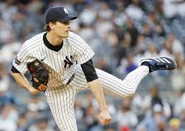 Yankees pitcher Max Fried during a game