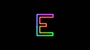 Colors with the letter e. Letter E Outline Neon Stock Footage Video 100 Royalty Free 1025436974 Shutterstock
