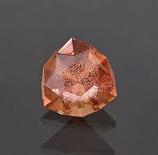 Flashy Orange Sunstone Gemstone With Copper Shiller From Oregon 3 73 Cts Stones And Crystals Gemstones Crystals And Gemstones
