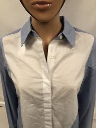 Camicia Donna Tome 100% Cotone Taglia XL Blu Nuovo