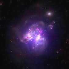 What Would Happen If You Took Two Galaxies And Mixed Them Together Over Millions Of Years A New Image Including Data From Our Galaxies Nebula Wallpaper Nebula