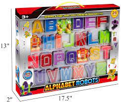 I swear these are the same toys that i played with as a kid back . Mymiyou Alphabet Robot Figure For Preschool Kids Learning Toy 26 Pieces Amazon De Toys Games