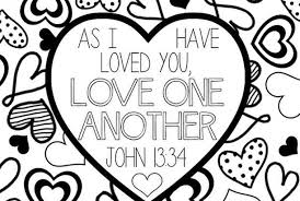 Scripture Coloring Page Love One Another Lds Lane Valentine Coloring Pages Coloring Pages Heart Coloring Pages