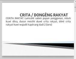 Buku karangan thomas stamford raffles yang menceritakan tentang keindahan tanah jawa adalah…. Media Pembelajaran Power Point Materi Cerita Rakyat Www Harrywidhiarto Com