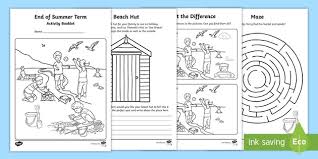 We create fresh, complete content for upcoming months that cover a wide range of activity needs. Ks1 Summer Activity Booklet Teacher Made