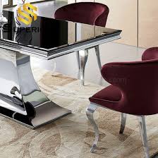 See more ideas about velvet dining chairs, dining chairs, dining room decor. China Manufacturer European Style Stainless Steel Red Wine Velvet Dining Room Chair China Restaurant Chairs Dinner Chair