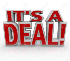 We find all the best deals daily and handpick every single deal we post to ensure it is the best price available. Die Worte Es Ist Ein Deal In Roten Buchstaben 3d Fur Einen Erfolgreichen Geschaftsabschluss Oder Endgultige Einigung Zwischen Den Parteien Darstellen Lizenzfreie Fotos Bilder Und Stock Fotografie Image 12844659