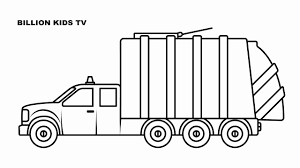 Trash Truck Coloring Page Inspirational Drawing Big Garbage Truck Coloring For Kids Truck Coloring Pages Coloring Pages Inspirational Coloring Pages