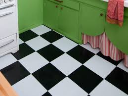 Black And White Linoleum Charming Black And White Checkerboard Kitchen Floor Flooring Kitchen Flooring Kitchen Design