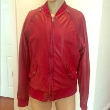 Dolce Gabbana D G Red Lambskin Leather Jacket Lambskin Leather Jacket Dolce And Gabbana Jackets