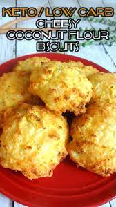 Keto Cheesy Coconut Flour Biscuits Low Carb Gluten Free Nut Free Coconut Flour Biscuits Keto Diet Food List Low Carb Recipes