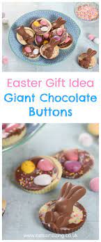Easter Giant Chocolate Buttons Recipe Recipe Easter Fun Food Easter Recipes Easter Kid Treats