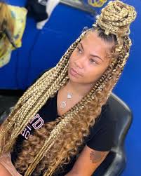 Medium Knotless Box Braids Blonde Medium Knotless Braids December Appointment Available Lace front wig or full lace hair type: