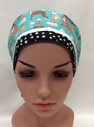 Surgical Scrub Cap, Chemo Cap, Nurse Hat, Scrub Hat, Traditional Tie Style 