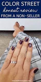 Color street nails are 100% nail polish strips that are incredibly easy to apply and last for roughly 2 weeks. Color Street Nails An Honest Review From A Non Seller We Three Shanes