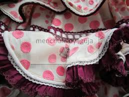 Bies Con Puntilla Y Plisado De Algodon Trajes De Flamenco Flamenco Vestidos De Flamenca