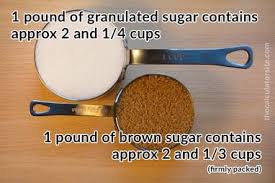 how many cups of brown sugar in a pound