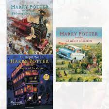 Rowling (2018, hardcover) at the best online prices at ebay! Harry Potter Illustrated Edition 3 Books Collection Set Harry Potter And The Philosopher S Stone Harry Potter And The Prisoner Of Azkaban Harry Potter And The Chamber Of Secrets 9789123629640 Amazon Com Books