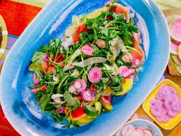 Spring Radish Salad Recipe In 2020 Radish Salad Food Network Recipes Salad Recipes